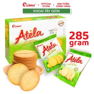 Bánh quy khoai tây cracker LIBRA đồ ăn vặt dinh dưỡng snack potato mặn giòn hộp 285g