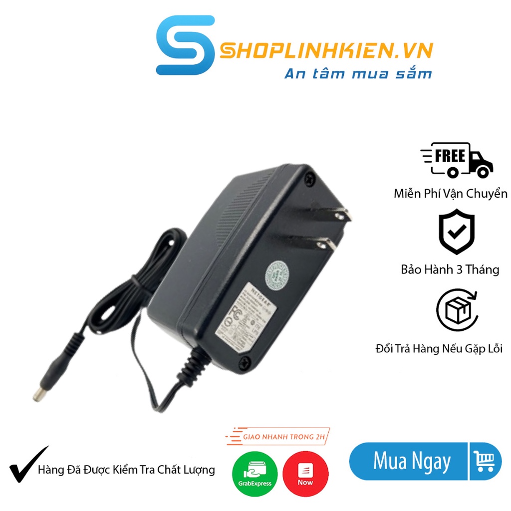 Nguồn Adapter 12V1.5A 5.5x2.1MM Nguồn 12V 1.5A dùng cho thiết bị điện tử modem camera - KhoDienTu