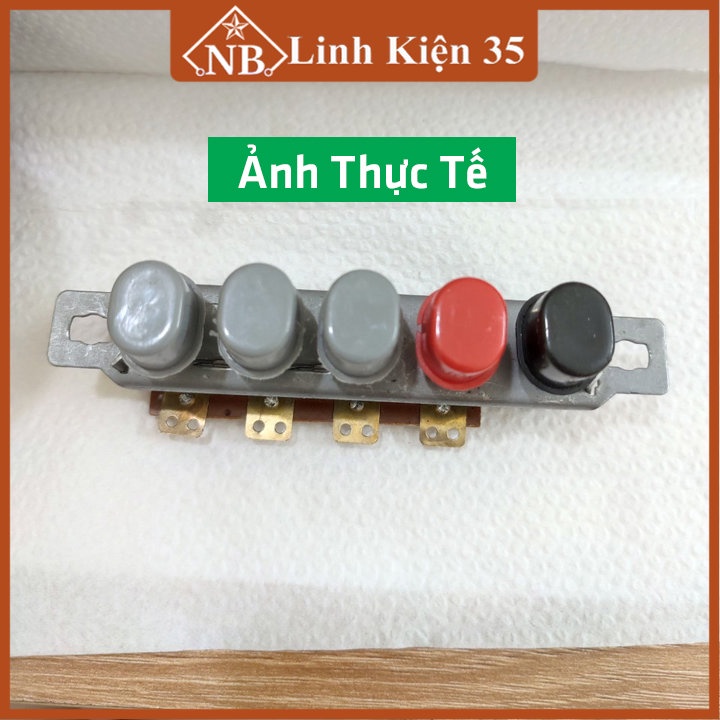 Bộ công tắc số quạt 4 nút/5 nút loại bầu dục cho quạt cây, quạt bàn