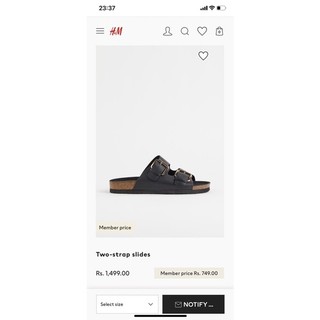 Dép Đế Trấu Unisex H&M