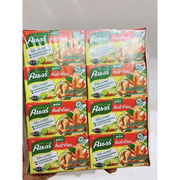 Viên thả lẩu knorr chua cay Thái Lan