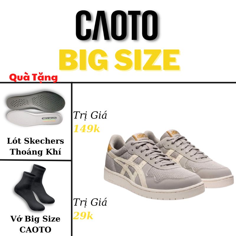 Đế Bằng Xám Big Size - Giày Thể Thao Big Size Nam 45 46 47 48