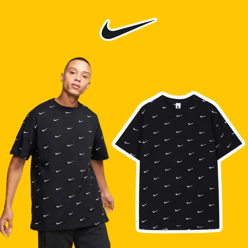 Áo Thun Nike Thêu swoosh logo thêu Hàng chuẩn - Áo Thun Tay lỡ - Áo phong nike repsaigon