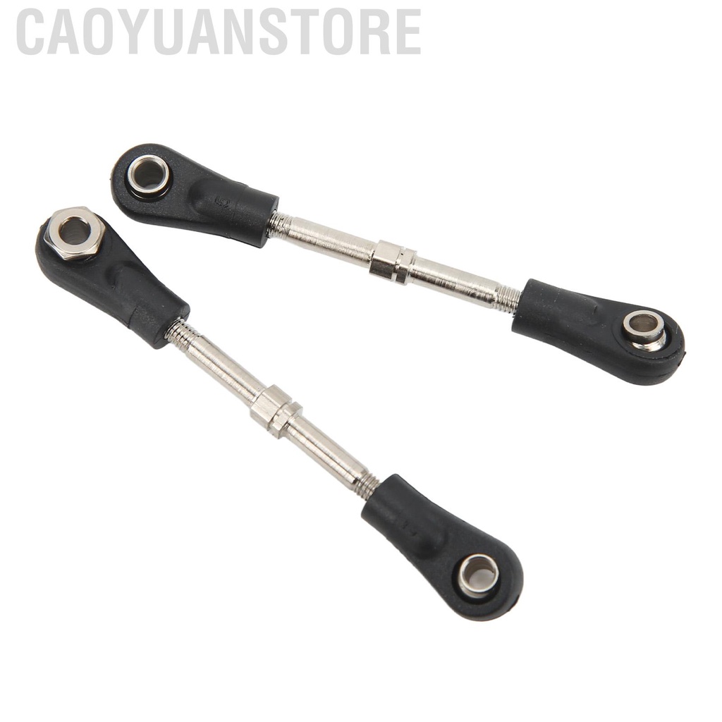 Caoyuanstore 2pcs RC Car Steering Linkage Link Rod Set For ZD 10421 1/10 Racing Vehicle