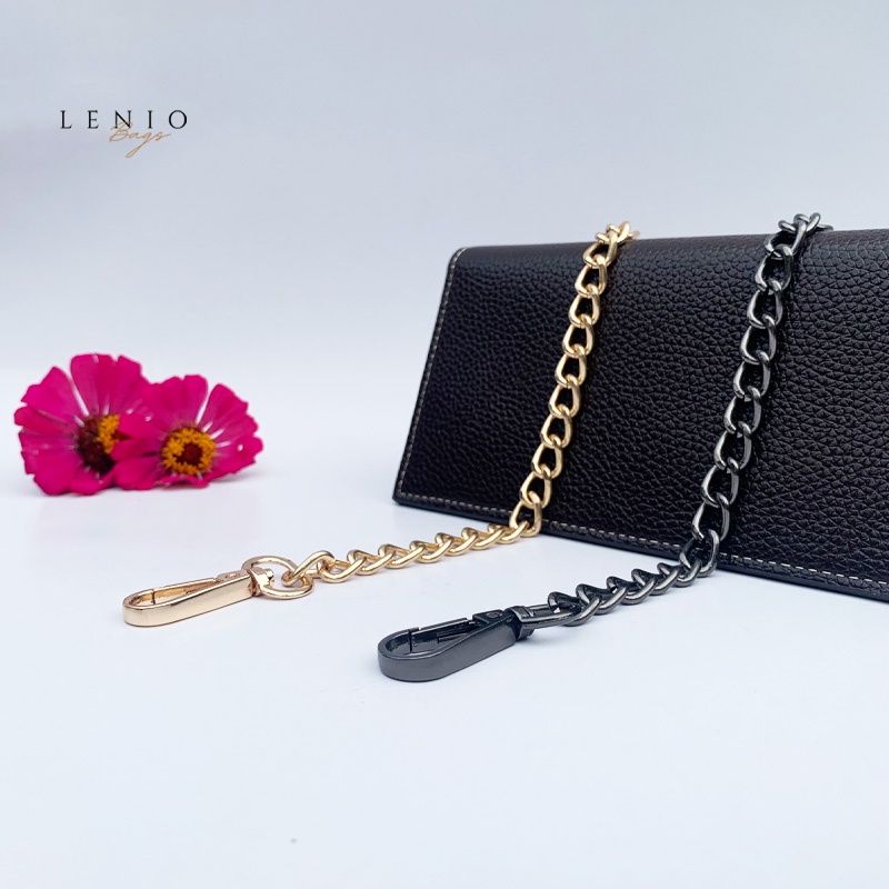 Dây xích túi xách ngắn không rỉ bản to Lenio K9