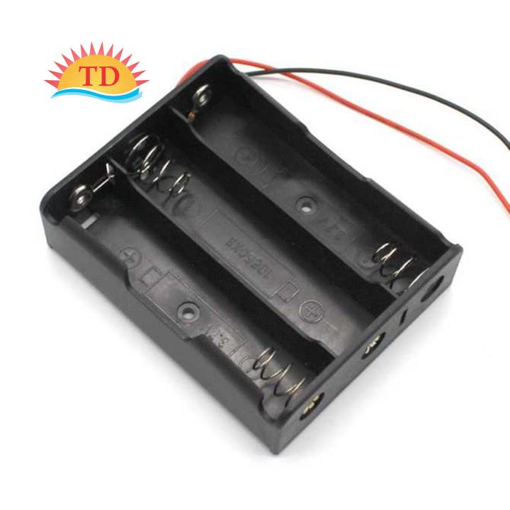 Đế gắn pin 18650 có lò xo, dây hàn sẵn và lỗ bắt vít 1 Cell 2 Cell & 4 Cell, Hộp đựng pin ultrafire