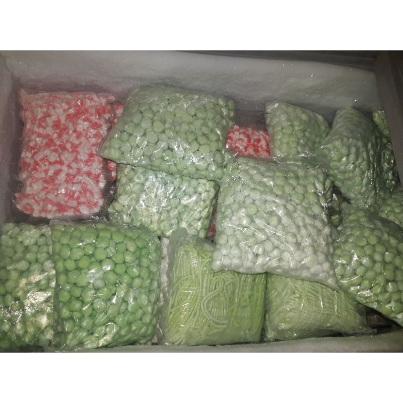 Trân châu dừa màu xanh 1kg