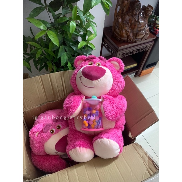 MINISO - Gấu bông thơm dâu tây Lotso Bear trà sữa - ToyStory3 Disney. Hàng chính hãng Miniso