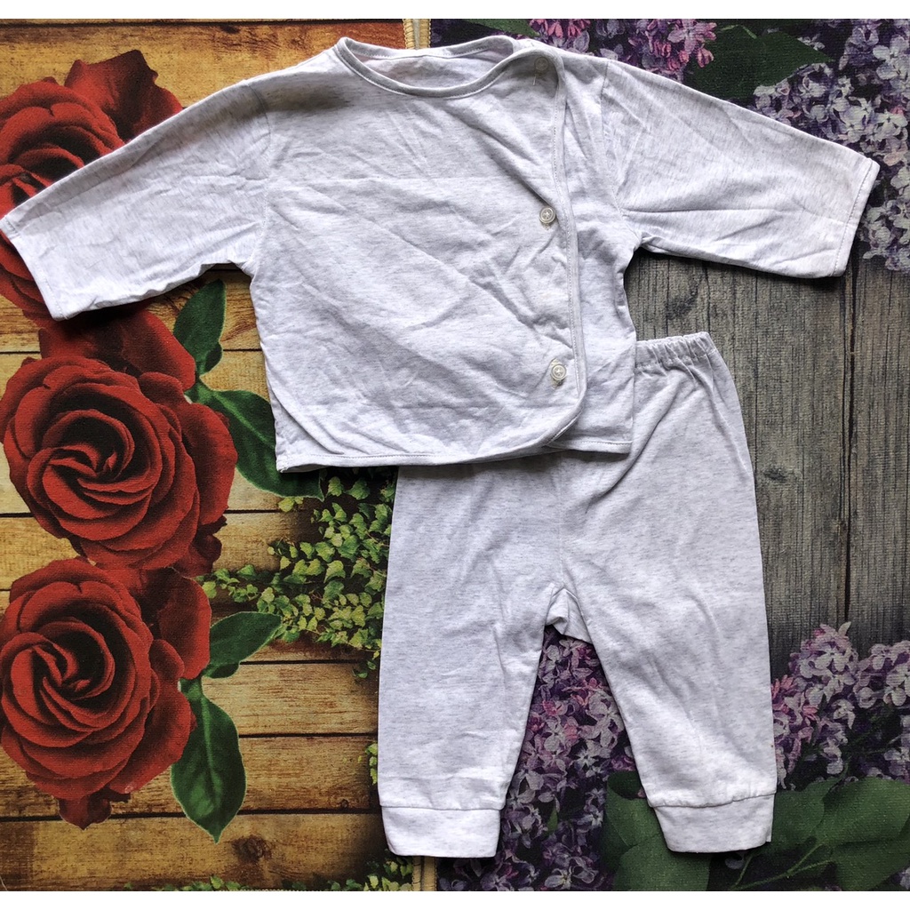 Bộ quần áo sơ sinh Cotton xuất Hàn cho bé sơ sinh đến 9 tháng