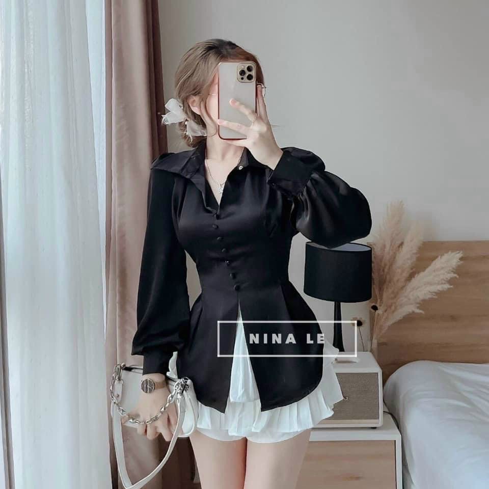 ÁO SƠ MI CÓ CỔ CỘT NƠ SAU LƯNG XINH XINH ĐỦ KIỂU PHỐI NHIỀU KIỂU #PCCDHTT