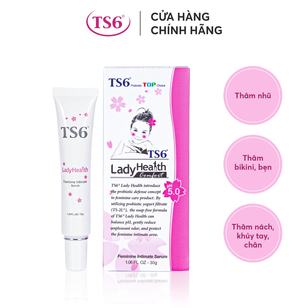 Serum dưỡng hồng nhũ hoa - giảm thâm TS6