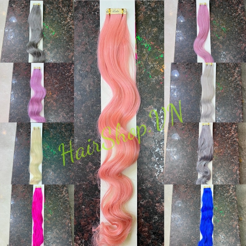 Tóc Light Dán Xoăn Sẵn từ sợi Protein - Dành cho tóc xoăn,xoăn sóng,xoăn lơi