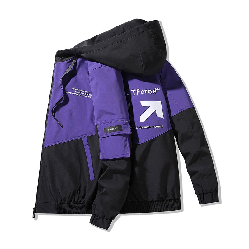 Áo Khoác Thể Thao Có Mũ Trùm Thời Trang Hàn Quốc Dành Cho Nam
