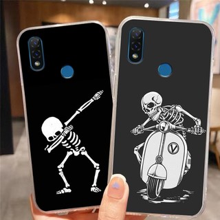 Ốp lưng điện thoại vsmart Joy 2 Plus / vsmart Joy2+ bộ xương phong cách độc lạ chất