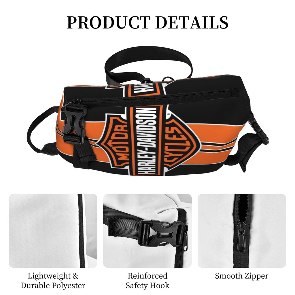 Túi Đeo Chéo Vai Harley Davidson Thời Trang Dành Cho Nam Và Nữ