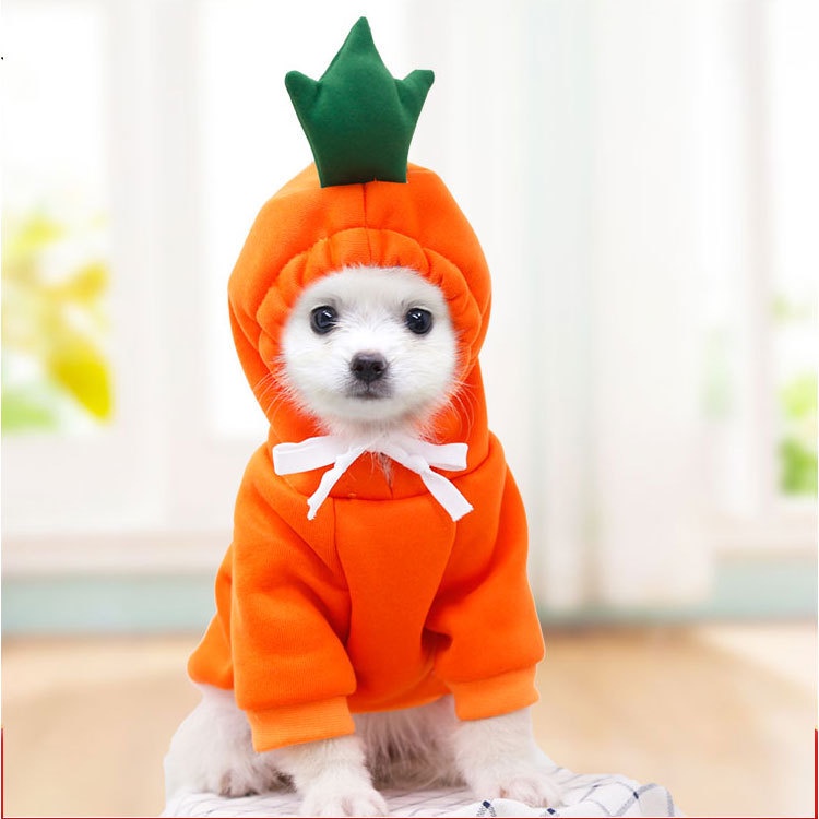 Áo sweater Thu Đông Kích Thước Nhỏ Và Vừa Hình Trái Chuối Cho Thú Cưng