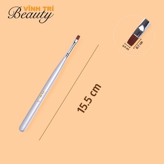 Cọ Bản Ngang FOL Chính Hãng – Số 1/3/4/5, lông mềm, cán gỗ 15.5cm