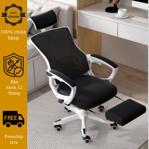 Ghế Gaming - Ghế Xoay Cao Cấp - GVP707 Thiết Kế Công Thái Học Bảo Vệ Cột Sống-Có Tựa Cổ - Tựa Lưng Lưới