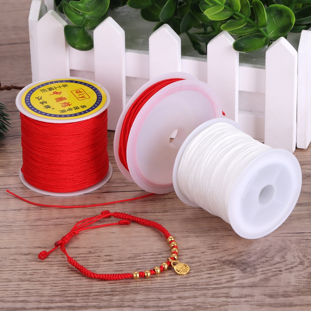 Cuộn Dây Polyester 10M / 45M Dùng Làm Đồ Trang Sức Thủ Công