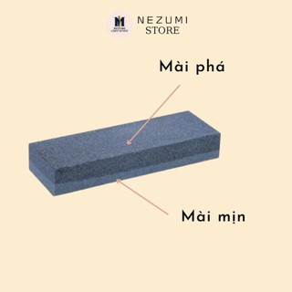 Đá mài dao tự nhiên, 2 mặt mài thô, mài mịn