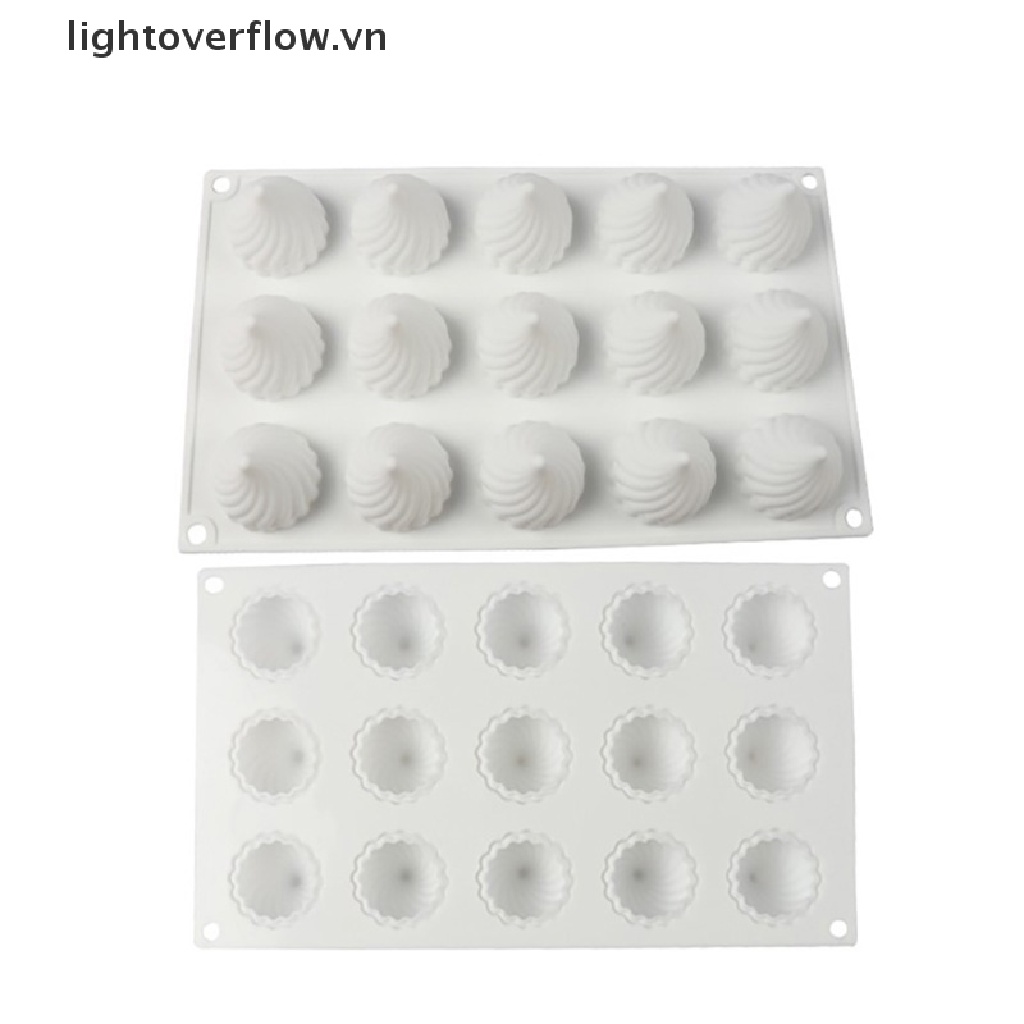 Khuôn Silicon Làm Bánh Mousse / Chocolate 15 Ngăn Hình Nón Tiện Dụng