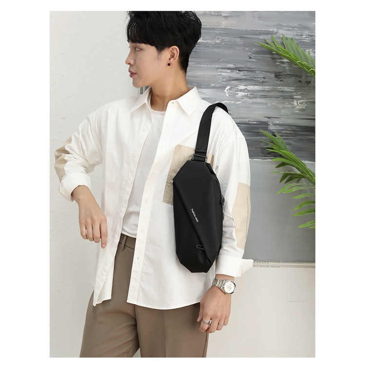 Túi Đeo Chéo Nam Chống Nước - Túi Bao Tử Fashion Male phong cách Hàn quốc TC01