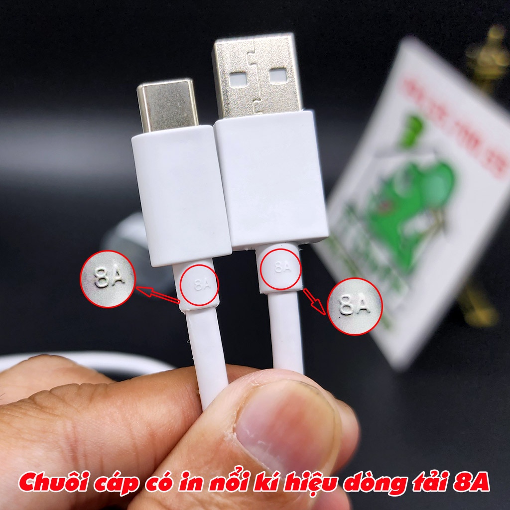 Cáp OPPO REALME Sạc Nhanh 8A SuperVOOC 80W Type-C DL129 ZIN Chính Hãng