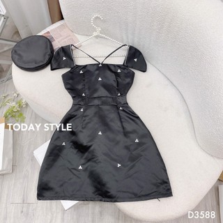Đầm xòe cánh tiên dự tiệc today style d3588 sang trọng
