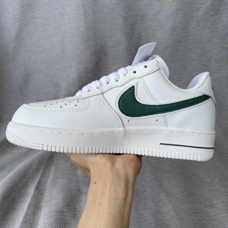 Giày Af1 Trắng Vệt Xanh, giầy Nikeee_Air Force 1 Low Cosmic Bonsai White Green
