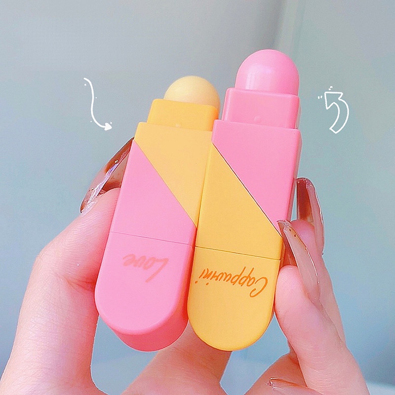 Son Môi Cappuvini Thiết Kế Hai Đầu Dưỡng Ẩm Làm Sáng Màu Môi