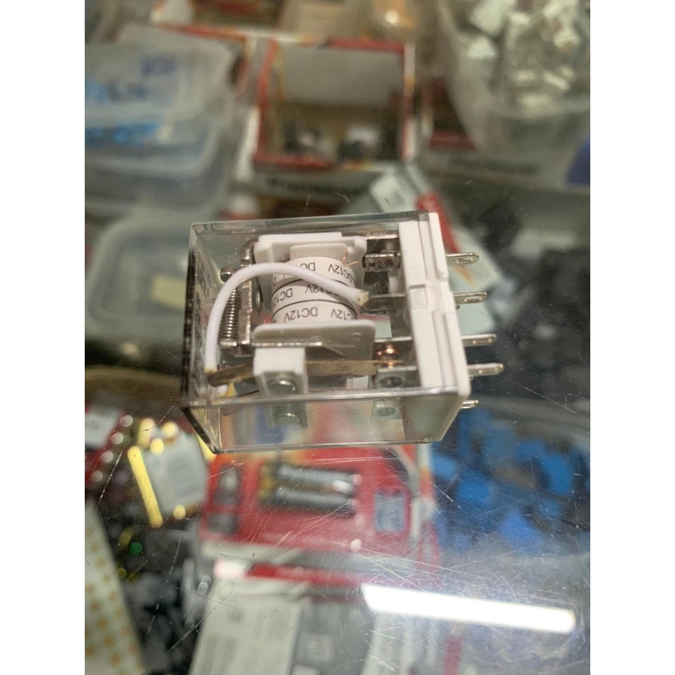 Rơ Le Trung Gian 8 chân 14 chân 12v 24v 220v - Relay Omron Đóng ngắt mạch điện tùy chọn số chân