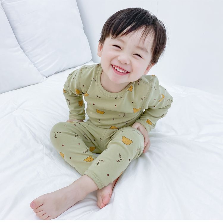 Bộ Quần Áo Ngủ In Hoạt Hình Đáng Yêu Cho Bé Sơ Sinh