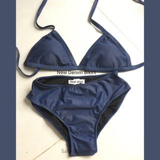 (Sẵn L) New Denim Bikini 👀 | Salle Bikini
