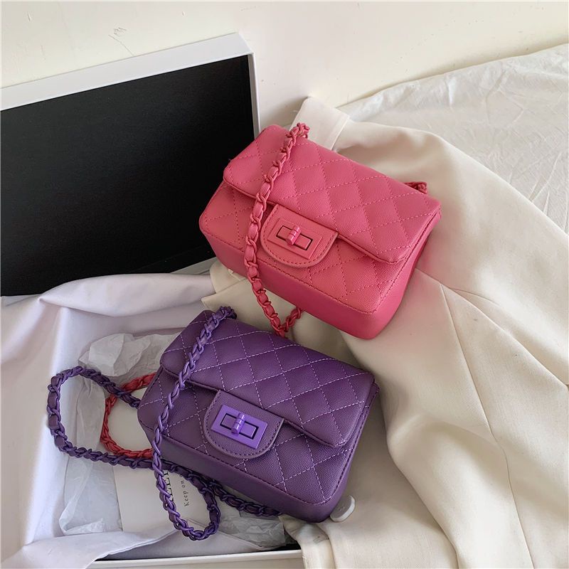 Túi đeo vai IELGY hình vuông cỡ nhỏ phong cách phương Tây thời trang cho nữ