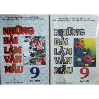 Sách - combo những bài làm văn mẫu lớp 9 tập 1 + tập 2