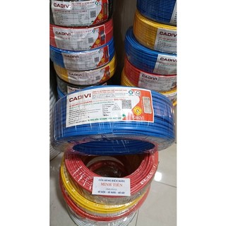 10 mét dây điện đôi mềm hình ovan 2 vỏ bọc pvc cadivi kích thước 2 x 32