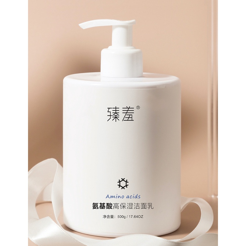 Sữa rửa mặt dịu nhẹ làm sạch sâu giảm mụn trắng sáng da giảm thâm massage lỗ chân lông dưỡng ẩm 500g