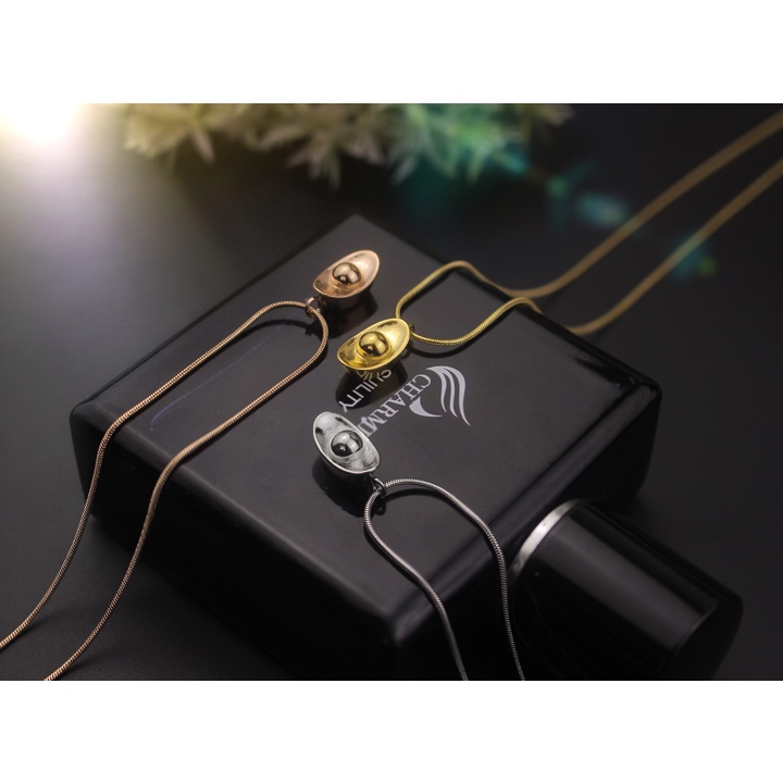 Dây chuyền nữ tittan cao cấp thỏi bạc siêu đẹp đem lại may mắn cho người đeo