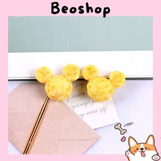 Charm mickey bỏng ngô