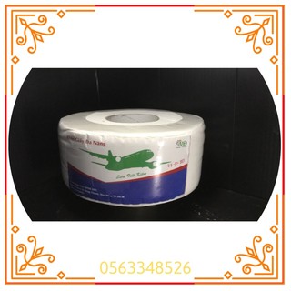 Giấy vệ sinh cuộn lớn 500g 2 lớp dai mềm mịn