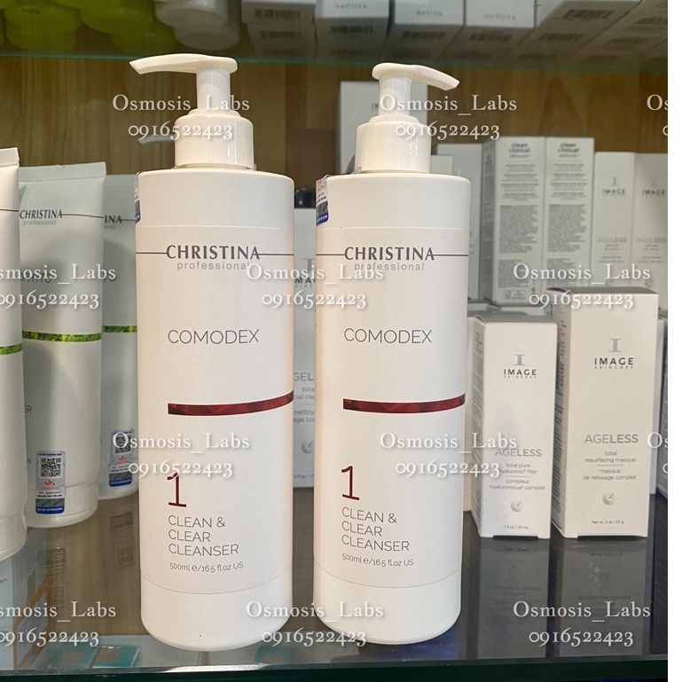 Christina Comodex Clean & Clear Cleanser - Sữa Rửa Mặt Làm Sạch Sâu Cho Da Dầu Mụn Trứng Cá