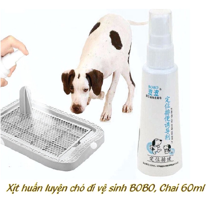 Chai xịt hướng dẫn giúp đi vệ sinh đúng chỗ cho chó BoBo 60ml
