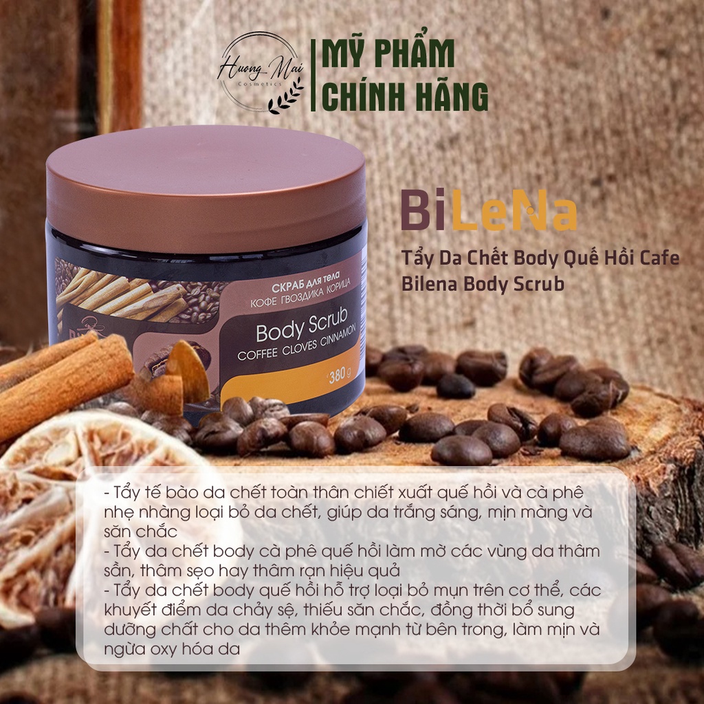 Tẩy da chết Body Quế hồi Nga