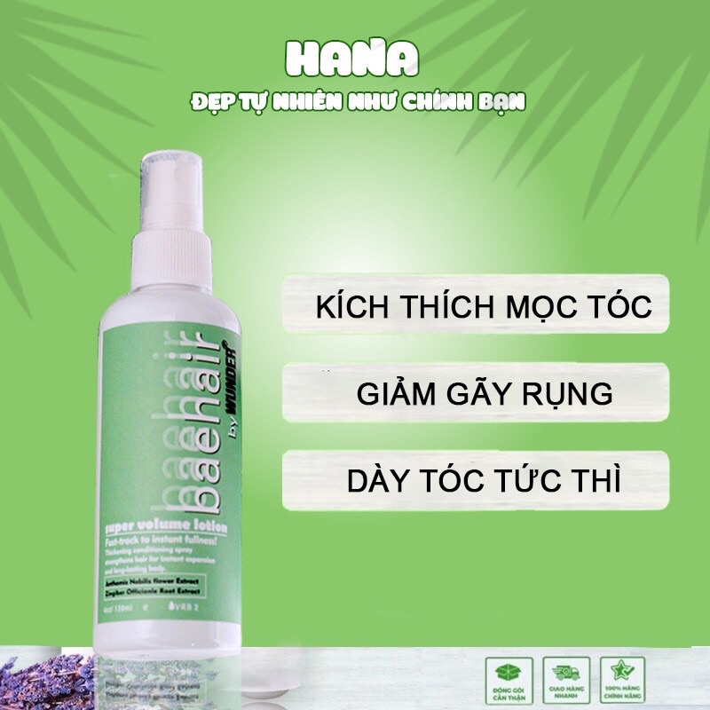 Xịt mọc tóc BEAHAIR,xịt làm phồng tóc, kích mọc tóc