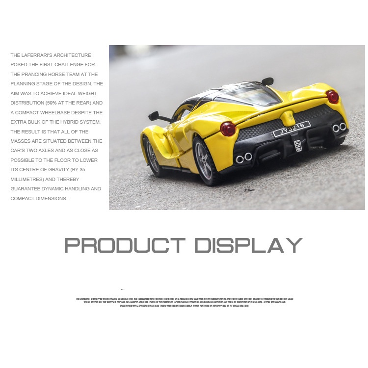 Mô Hình Xe Hơi Thể Thao Ferrari Bằng Hợp Kim Tỉ Lệ 1: 32