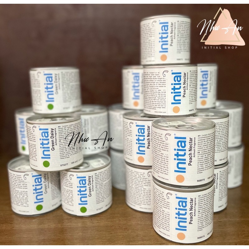 Sáp thơm Initial 100ml nhập khẩu Malaysia - khử mùi xe hơi, nhà bếp, toilet