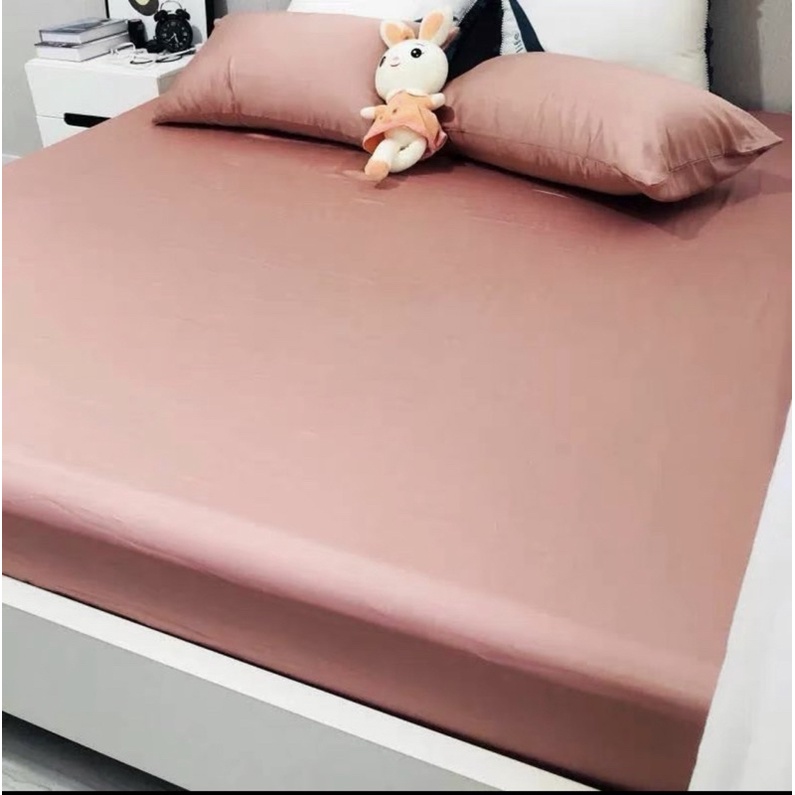 Vỏ gối lụa tencel trơn 60s LAMIDO trơn nhiều màu kích thước 50*70cm