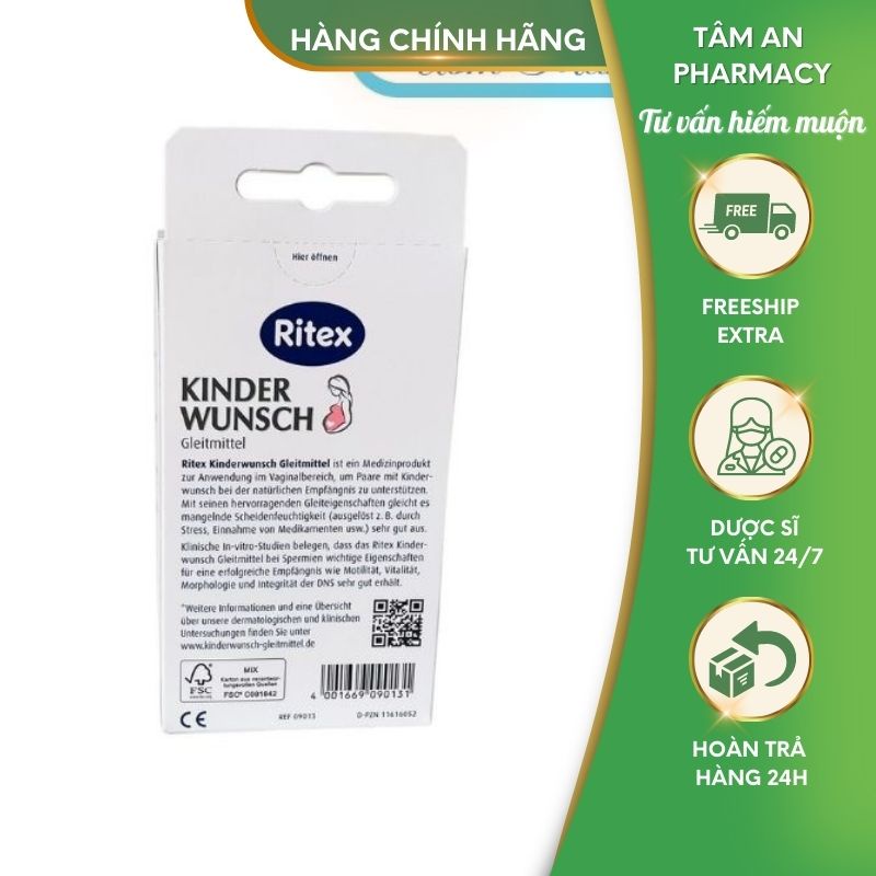 𝐆𝐄𝐋 𝐊𝐈𝐍𝐃𝐄𝐑𝐖𝐔𝐍𝐒𝐂𝐇 𝐑𝐈𝐓𝐄𝐗 Hỗ trợ mang thai  - Nhà thuốc Tâm An