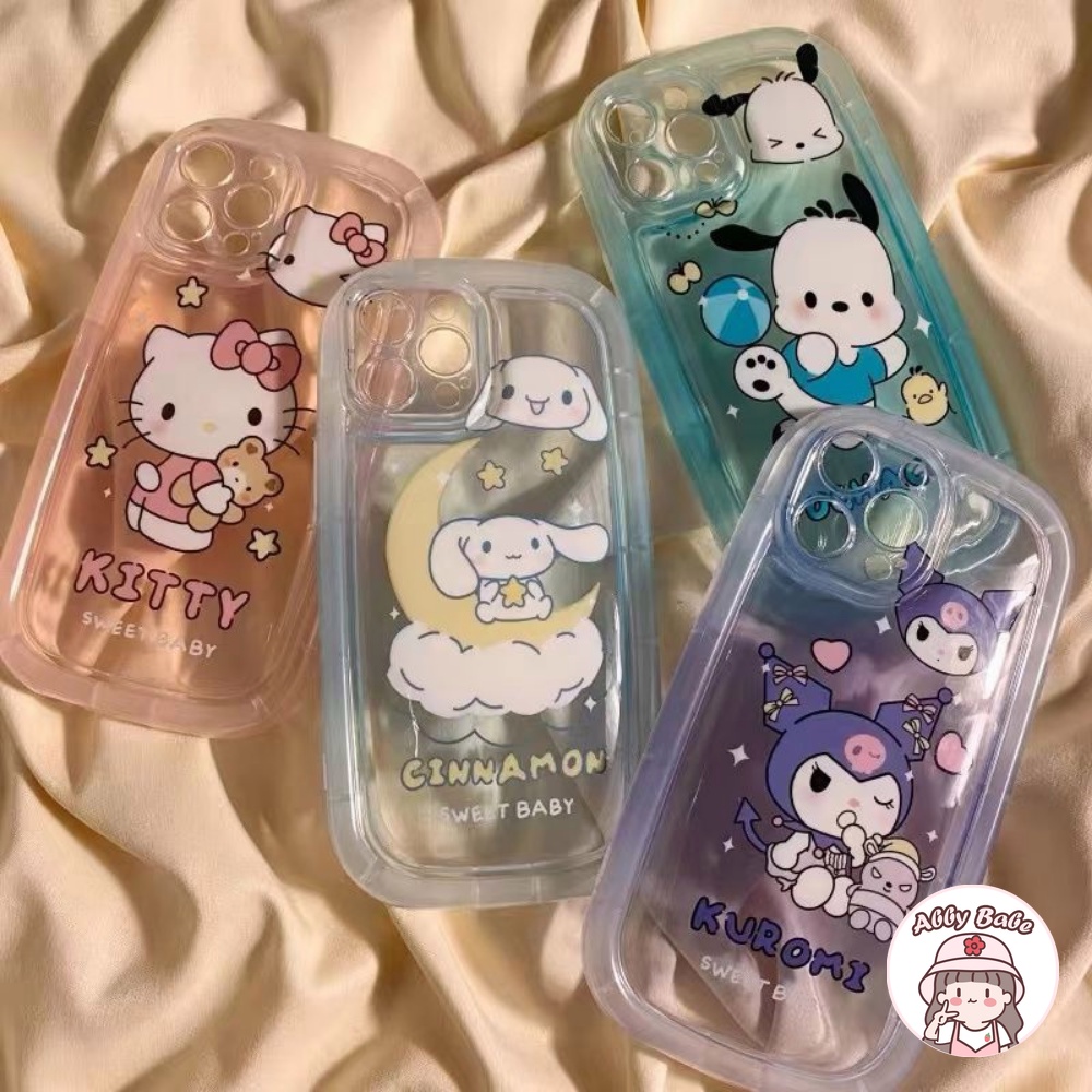Ốp Điện Thoại TPU Mềm Chống Sốc Họa Tiết Hoạt Hình Dễ Thương Cho Iphone 14 Pro Max 11 7Plus 13 12 11 Pro Max X XS XR