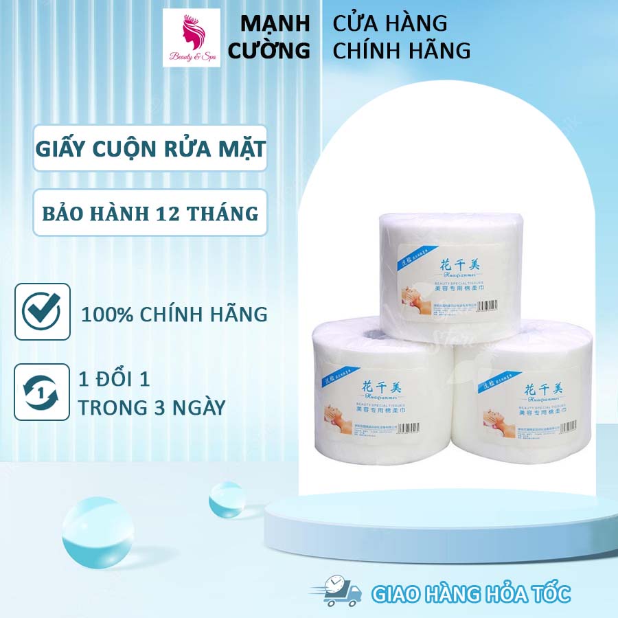 Cuộn giấy rửa mặt dành cho spa